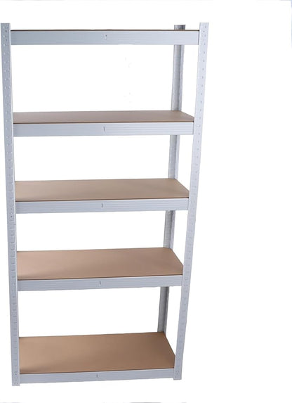 Weallux 5-Tier Metal Storage Shelf, 29.5 x 12 x 59 Inches, Adjustable Heavy - Image 4