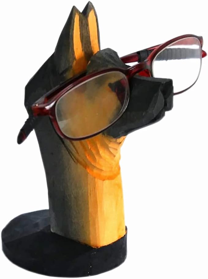 Red Dollar Handmade Wood Carved Animal Eyeglass Holder, Cute Sunglasses Display by RedDollar