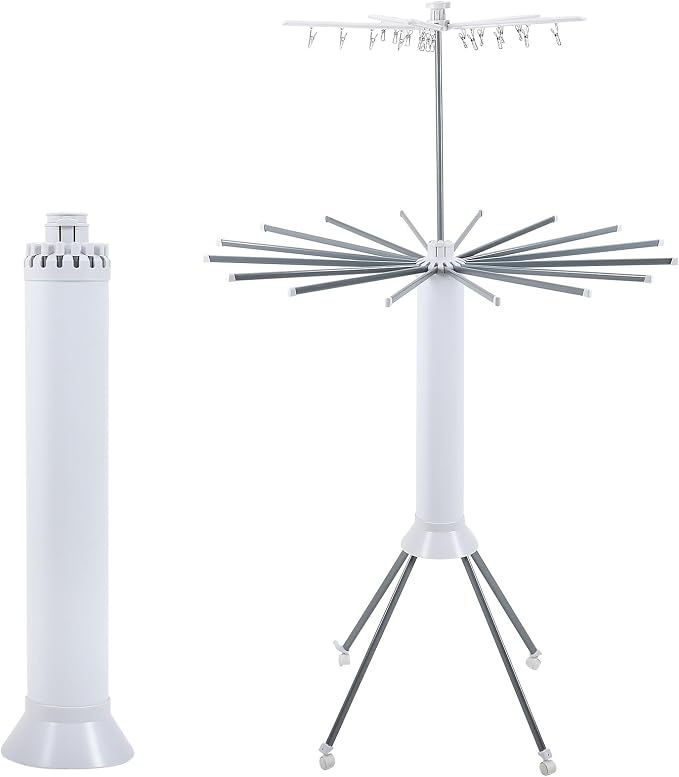Dollate 4-Legged Clothes Drying Rack Foldable, Octopus-Shaped Portable Laundry by Dollate