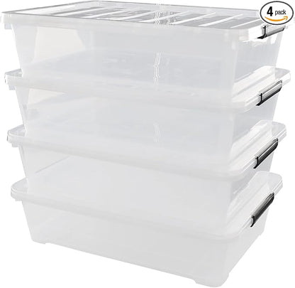 40 Quarts Under Bed Storage Boxes by AnnkkyUS