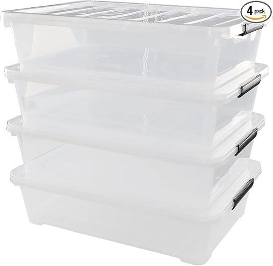 40 Quarts Under Bed Storage Boxes by AnnkkyUS