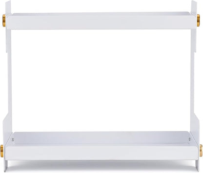 FFK 2 Tier Bathroom Countertop Organizer, SUS 304 Stainless Steel Storage Shelf - Image 5