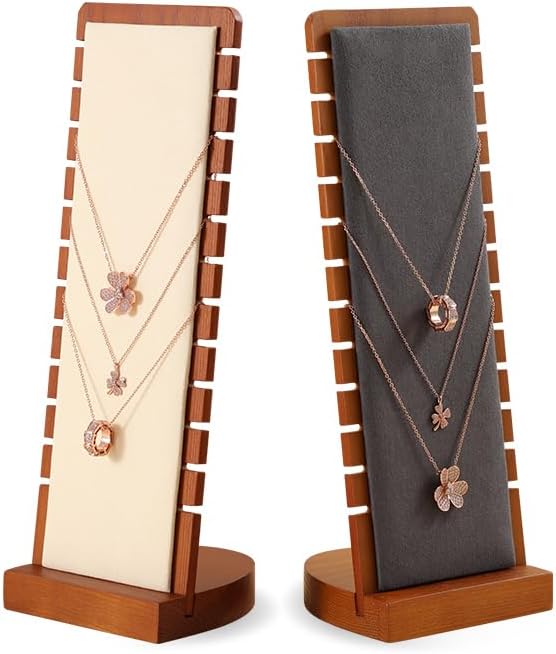 Necklace Holder, Jewelry Stand, Wooden Jewelry Organizers and Storage, Premium - Image 4