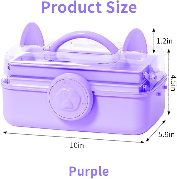 Bow Knot Hair Accessories Organizer Box - Image 2