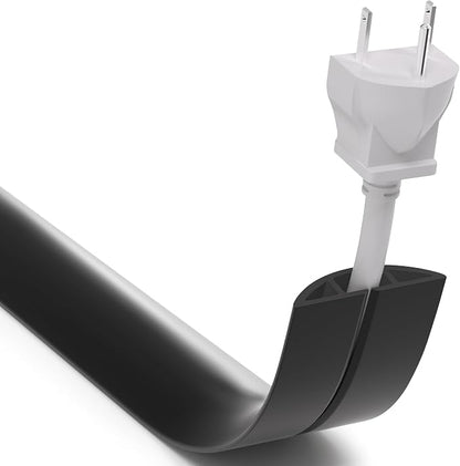 ZhiYo 5.6ft Cord Covers for Wires on Floor, Cord Hider Floor Hide Extension by ZhiYo