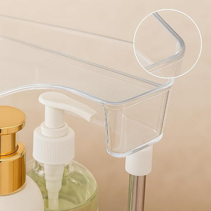 Acrylic Makeup Organizer, 2-Tier Large Capacity Cosmetic Storage Rack - Image 8