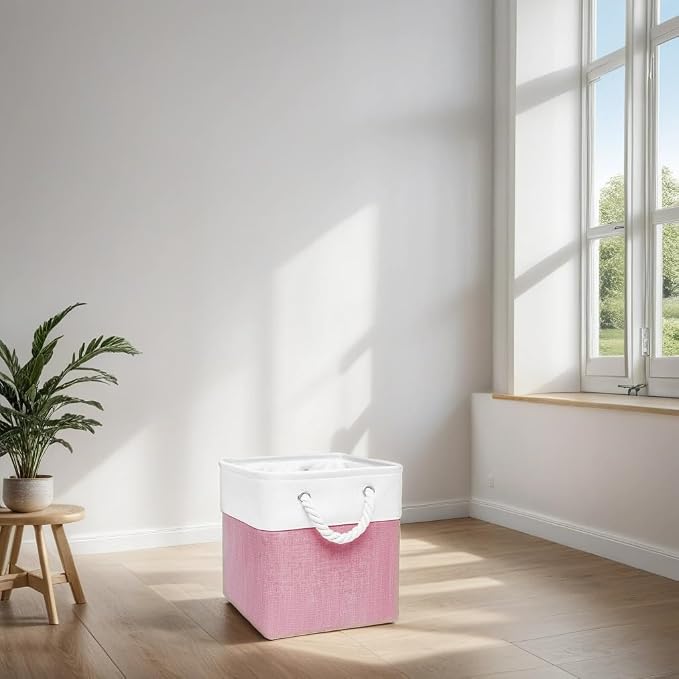 Fabric Storage Cubes, 11 inch cube storage bin - Image 5