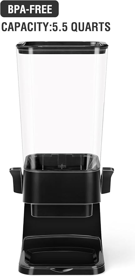 Cereal Dispenser Countertop, 5.5L Cereal Containers Storage Dispenser - Image 6