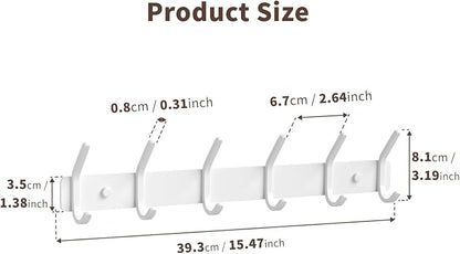 Coat Rack Wall Mount Hooks - Image 6