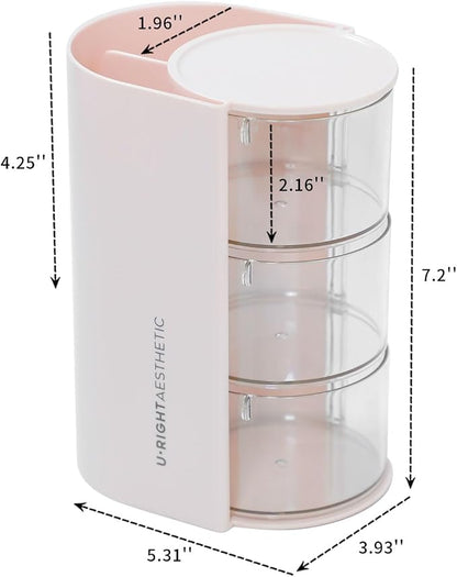 FABROK 3-Layer Clear Hair Accessories Organizer - Image 2