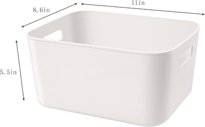 Set Of 4 Plastic Storage Bins - Image 7
