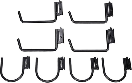 8 Pack E Track Heavy Duty Shovel Hanger by ZIZEV