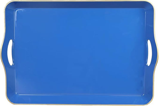 Spsyrine Large Blue Serving Tray by Spsyrine