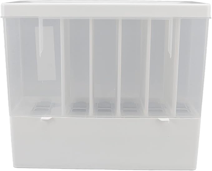 Acouto Wall Mounted Cereal Dispenser 10L Rice Dispenser Wall Mounted 6 Grid - Image 4