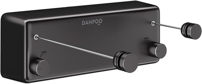 Danpoo Retractable Clothesline Outdoor Heavy Duty, 2x13.8ft Stainless Steel by Danpoo-ForYourHome