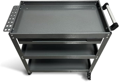 Metal 3 Tier Rolling Tool Cart - Image 6