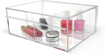 Isaac Jacobs 4-Compartment Clear Acrylic Organizer - Image 4