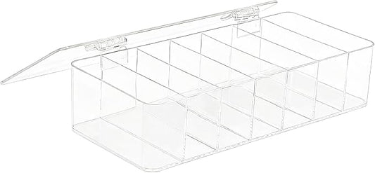 Clear Acrylic Makeup Organizers, 7-Section Bathroom Organizer by Unknown
