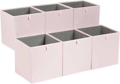 Amazon Basics Cube Organizer Bins, Collapsible Storage Baskets by AmazonBasics