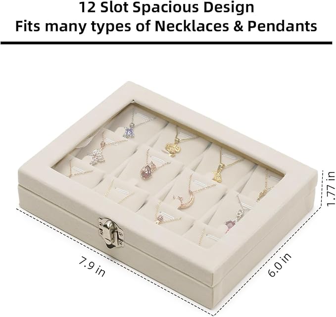 Jewelry Box Necklace Organizer Tray - Image 2