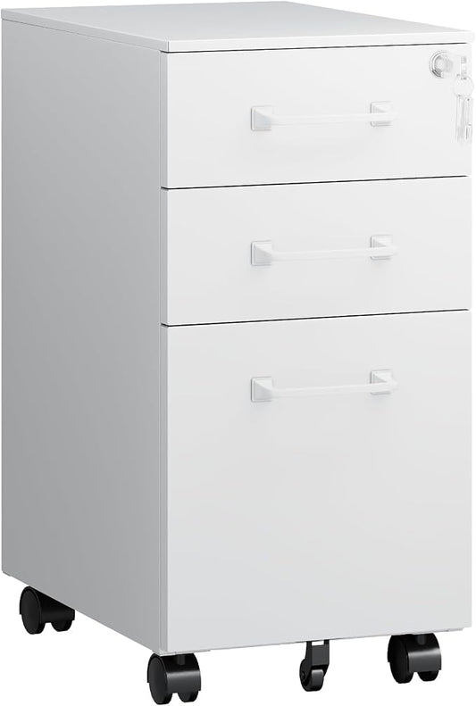 Letaya 3 Drawer Mobile File Cabinet by LetayaMetalCabinets