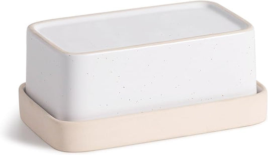 Ceramic Butter Dish with Lid，Large Butter Dish by IntoYourHouseOntoYourTable