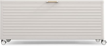 MIRADOR 281 Gallon Outdoor Storage Box Waterproof, Metal Deck Box by Mirador