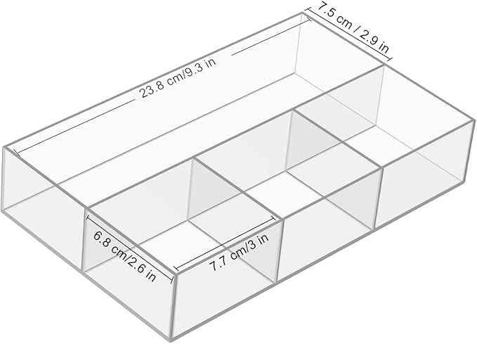 JessLab Acrylic Makeup Organizers, Cosmetic Display Cases - Image 2