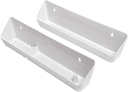 Aiwaiufu 11“ Kitchen Sink Front Trays Tip Out Tray Set 11 Inch Polymer Plastic by Aiwaiufu