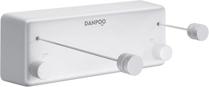 Danpoo Retractable Clothesline, 2x13.8ft Stainless Steel Clothes Line by Danpoo-ForYourHome