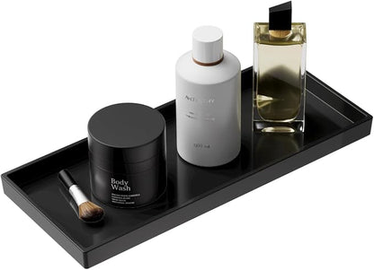 Vanity and Bathroom Tray, 11.8" ABS Countertop Organizer, Waterproof Vanity Tray by Unknown
