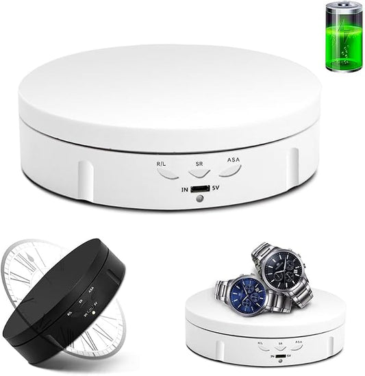 JAYEGT Motorized Rotating Display Stand, 5.74inch /22LB Load, 360 Degree by JAYEGT