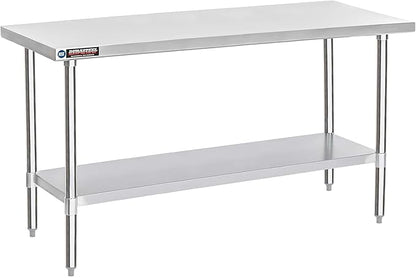 DuraSteel 24x72 Stainless Steel Work Table by DuraSteel
