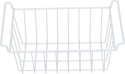 2PCS Freezer Organizer Bins, Steel Wire Freezer Basket - Image 8
