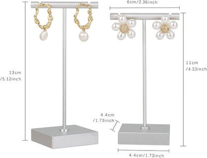 GemeShou 2pcs metal earring holder, mini hangers - Image 4