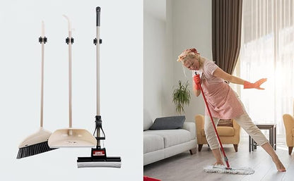 9PCS Broom and Mop Holder, Heavy Duty Garden Tool Organizer Rack Rake and - Image 6