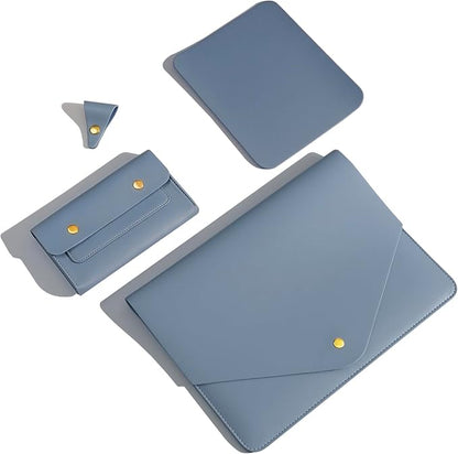 PU Leather Laptop Sleeve 13 Inch Compatible by Unknown