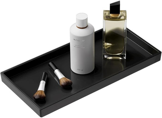 Vanity and Bathroom Tray, 9.8" ABS Countertop Organizer, Waterproof Vanity Tray by Unknown