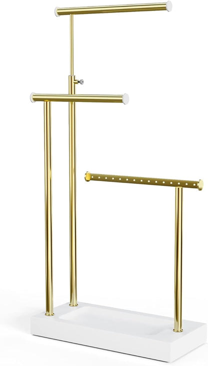SRIWATANA Jewelry Organizer Display Extra Tall Necklace Holder 3 Tier Jewelry by SRIWATANA