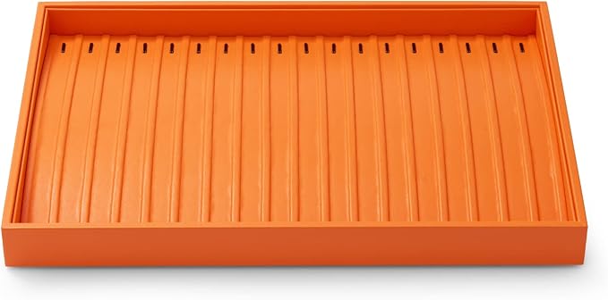 Oirlv Luxury Leather Jewelry Tray Necklace Bracelet Organizer Tray Stackable by Oirlv