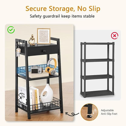 3-Tier Bathroom Ladder Shelf - Image 4
