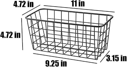 LeleCAT Small Wire Stroage Baskets, Wire Baskets - Image 5