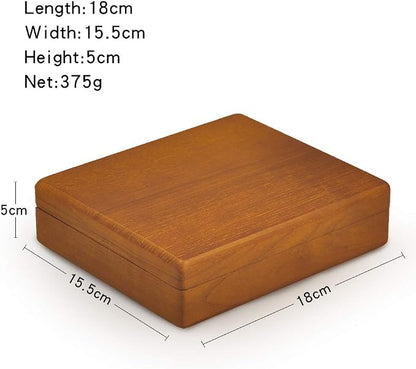 Oirlv Solid Wood Ring Jewelry Box Organizer Earrings Jewelry Drawer Organizer - Image 5
