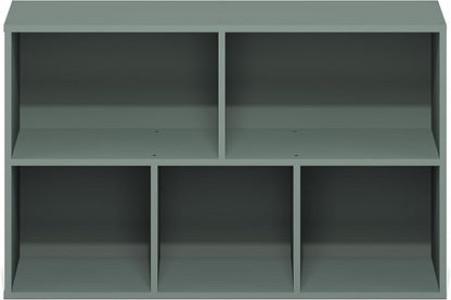Furinno LUDER Book Shelf, 5-Cube Bookshelf, Reversible Bookcase, 9.4" x 19.5" x - Image 7
