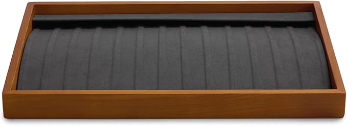 Oirlv Wood 13 Grids Necklace/Bracelet/Pendant Display Tray Jewelry Drawer - Image 5