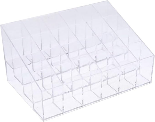 Acrylic Makeup Organizer 4 Tier Storage Rack Clear Cosmetic Shelf by Unknown