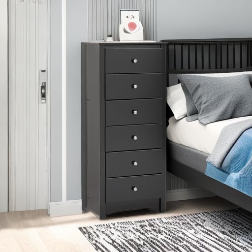 Prepac Sonoma 6 Drawer Dresser for Bedroom, Tall Chest of Drawers, Bedroom - Image 5