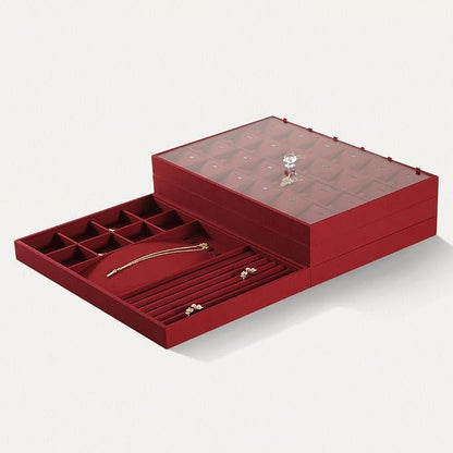 Acrylic Stackable Cover For Most 9.46" D x 13.79" W x 1.18" H Inch Jewelry Trays - Image 4
