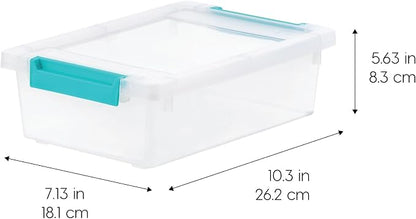 IRIS USA 2 Qt. Small Plastic Storage Bins - Image 2