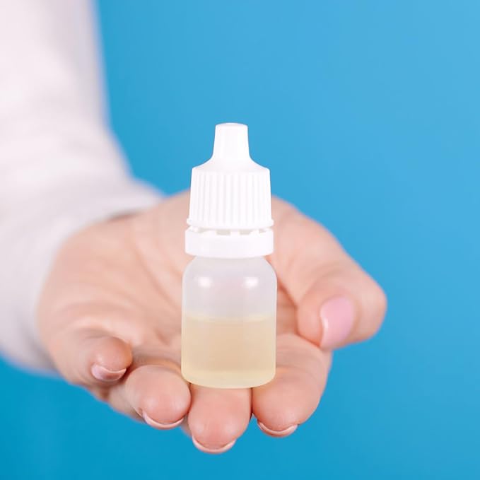 12PCS 5ML White Plastic Empty Squeezable Dropper Bottles Portable Eye Liquid - Image 7